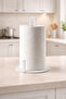White ❤️   Flat Model Metal Towel Napkin Holder Paper Towel Holder Tabletop Napkin Holder Roll Towel Holder - 2