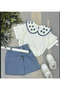 Girl's Suit with Shorts and Skirt - 2