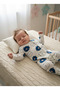 Baby Boy Jumpsuit 100% Cotton Bear Printed Flexible Comfortable Daily Jumpsuit with Snap-On Booties - 3
