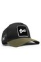 Patron Logo Cordura Khaki-Black Trucker Hat
