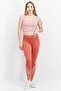 Women Sportswear Fit Training Leggings, Orange - 2