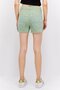 Women Stripe Denim Shorts, Green - 3