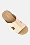 Men Slip On Micro Suede Arabic Sandals, Beige - 4