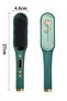 2-in-1 Hair Straightener Brush,Ionic Curler with 5 Temp Settings,Anti-Scald,Fast Heating