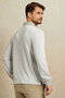 Brander Gray Melange Cotton Polo Sweatshirt - 6
