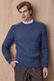 Kalanı Indigo 100% Cotton Crew Neck Knitwear - 4
