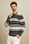 Land Anthracite Round Neck Knitwear - 6