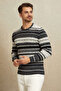 Land Anthracite Round Neck Knitwear