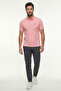 Cayman Pink 100% Gazeli Aegean Cotton Polo T-Shirt - 2