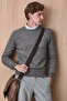 Fanne Brown Cotton Crew Neck Knitwear - 3