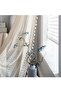 Boho Cotton Curtain Panel, Semi Blackout Crochet Lace Window Drape 59x63 Inch - 3