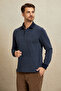 Brander Anthracite Cotton Polo Sweatshirt - 4