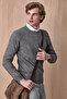 Fanne Brown Cotton Crew Neck Knitwear - 4