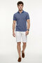 Breit Men's Polo Collar T-Shirt - Royal - 2