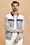 Armada Gray Melange 100% Cotton Sweatshirt