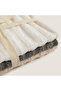 Waved 100% Cotton 3-Piece Hand Towel Set 30X40 cm Beige/Anthracite/White - 6