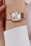 Melian Silver Dial Rose Cord Women's Wristwatch - 7