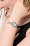 Lilith Roman Numeral Silver Dial Silver Cord Women Wrist Watch - 3
