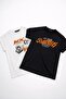 Men's Youth 6018 Negro-Bco 2-Pack T-Shirt Gkm0397
