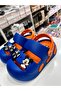 Figured Blue Orange Daily Boys' Beach Garden Pool Slippers - 5