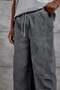 Men's Trousers Washable Gabardine Anthracite Oversize Loose Fit Gabardine - 2