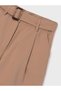 Girl's Belt Detailed Shorts 8-18 Years Yellow - 3