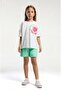 Girl's 2094 Tulip Print 2-Piece Set Gkp0097 - 2