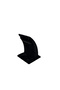 Domestic Production Suede Fabric Black Color Footed 9/7 cm Earring Display Decor - 5