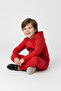 Boy's Zipper Closure Hooded Transitional Tracksuit Set M00765 Red - 5