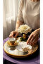Cocktail Coffee Side Swan Sequin Yellow Presentation Napkin Set of 6 - 2