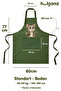 Kitchen Apron Set of 2, Stain-Resistant, Water-Repellent Fabric, Colorfast Print, Chef Kitten Pattern Double Apron - 7