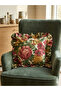 Ruffled Vintage Throw Pillow Cover Has Fluid Repellent Property