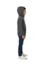 Children's Two Yarn Seasonal Zippered Hooded Sweatshirt MNK0540 SMOKED - 4
