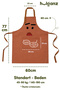 Kitchen Apron Set of 2 Stain-Proof Water Repellent Fabric Fade-Free Dowry Women Men Cartoon Humorous Apron - 6