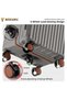 24 Inch Luggage with Spring Shock Absorber Wheel, Extra Large Capacity Hardshell Spinner Suitcase - 7