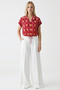 Shirt Collar Patterned Low Sleeve Shirt - 4