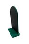 Domestic Production Batum Model Suede Fabric Green Color 26/15 cm Standing Necklace Display Stand - 3