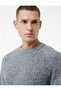 Regular Fit Long Sleeve Basic Crew Neck Knit Sweater - 3