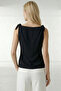 Plunging Neck Sleeveless Blouse - 3