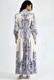 Msn Hakim Yaka Belt Piece Maxi Dress - 3