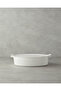 Pure New Bone Oval Oven Dish 34.5X23X7.5 cm White