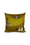 Monkey Pattern Lines Embroidered Decorative Throw Pillow Cover 45X45 - 4