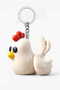 Cute Chicken Keychain Movable Farm Animals Toy and Bag Ornament |   Bawkbawk - 2