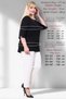 Large Size Women's Combed Cotton Anti-Sweat High Quality Knitted Zippered Breathable Viscose Mother Black Blouse - 4