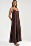 V-Neck A-Form Maxi Dress - 2
