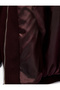Long Sleeve Pocketed Zippered Belted Oversize Cashmere Bomber Jacket - 6