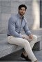 Oxford Fabric Lycra Long Sleeve Shirt - Smoked - 4