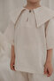 Beige Sailor Collar Shorts Suit - 7
