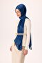 Janjan Single-Sided Shawl with Shiny Texture Gec - 2