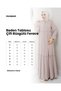 Hajj and Umrah Drawstring Detailed Medina Silk Ferace - 2